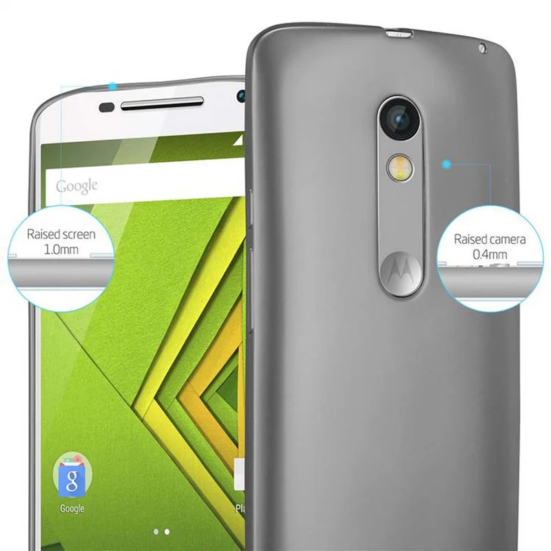 Cadorabo Hülle kompatibel mit Motorola MOTO X PLAY Schutzhülle aus flexiblem TPU Silikon