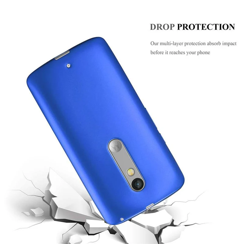 Cadorabo Hülle kompatibel mit Motorola MOTO X PLAY Schutzhülle aus flexiblem TPU Silikon