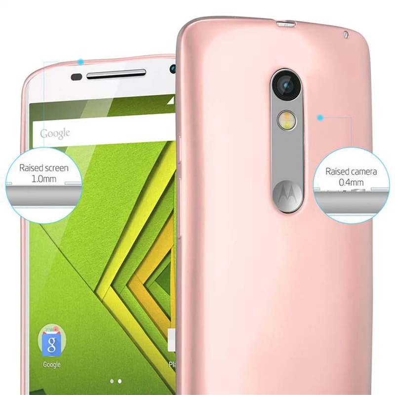 Cadorabo Hülle kompatibel mit Motorola MOTO X PLAY Schutzhülle aus flexiblem TPU Silikon