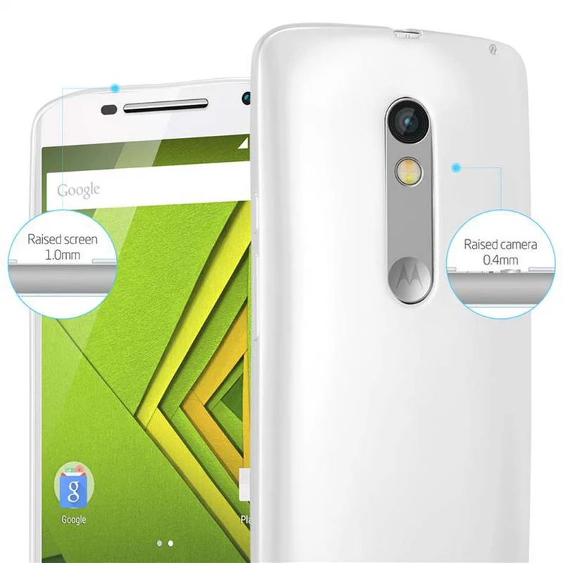 Cadorabo Hülle kompatibel mit Motorola MOTO X PLAY Schutzhülle aus flexiblem TPU Silikon