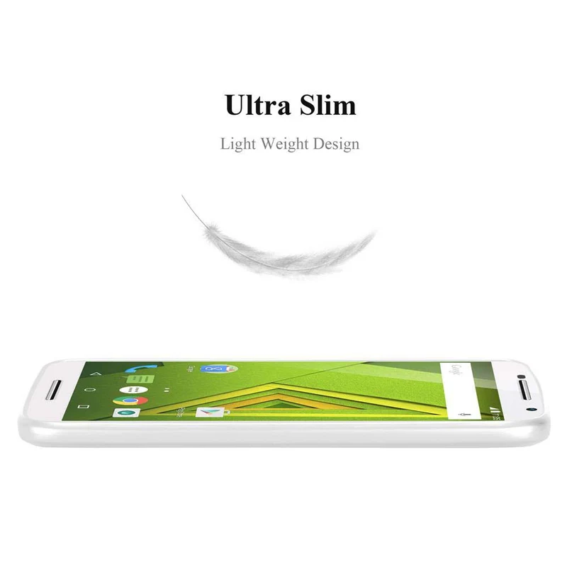 Cadorabo Hülle kompatibel mit Motorola MOTO X PLAY Schutzhülle aus flexiblem TPU Silikon
