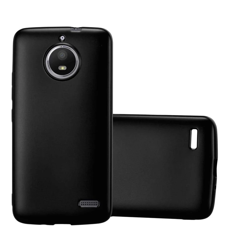 Cadorabo Hülle kompatibel mit Motorola MOTO E4 Schutzhülle aus flexiblem TPU Silikon