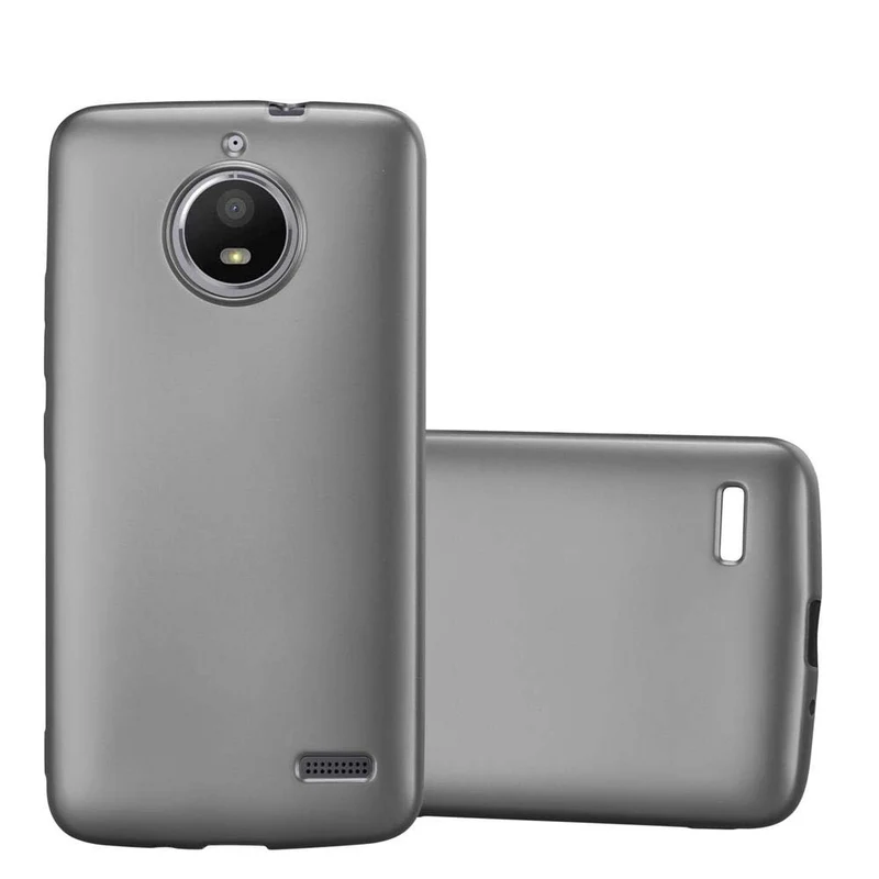 Cadorabo Hülle kompatibel mit Motorola MOTO E4 Schutzhülle aus flexiblem TPU Silikon