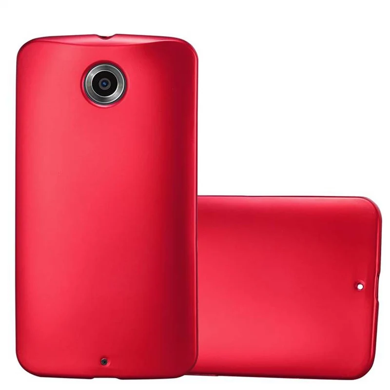 Cadorabo Hülle kompatibel mit Motorola Google NEXUS 6 Schutzhülle aus flexiblem TPU Silikon