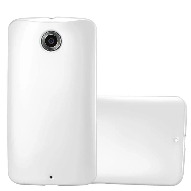 Cadorabo Hülle kompatibel mit Motorola Google NEXUS 6 Schutzhülle aus flexiblem TPU Silikon