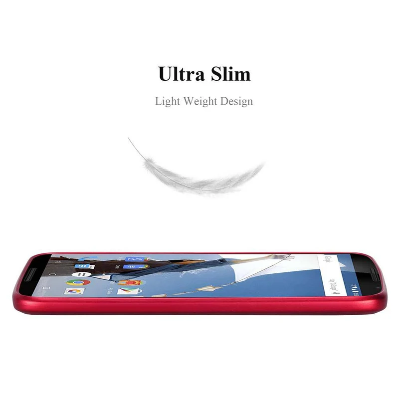 Cadorabo Hülle kompatibel mit Motorola Google NEXUS 6 Schutzhülle aus flexiblem TPU Silikon