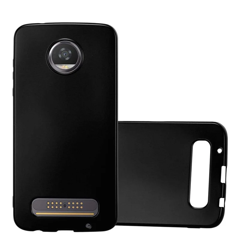Cadorabo Hülle kompatibel mit Motorola MOTO Z2 PLAY / Z2 FORCE Schutzhülle aus flexiblem TPU Silikon