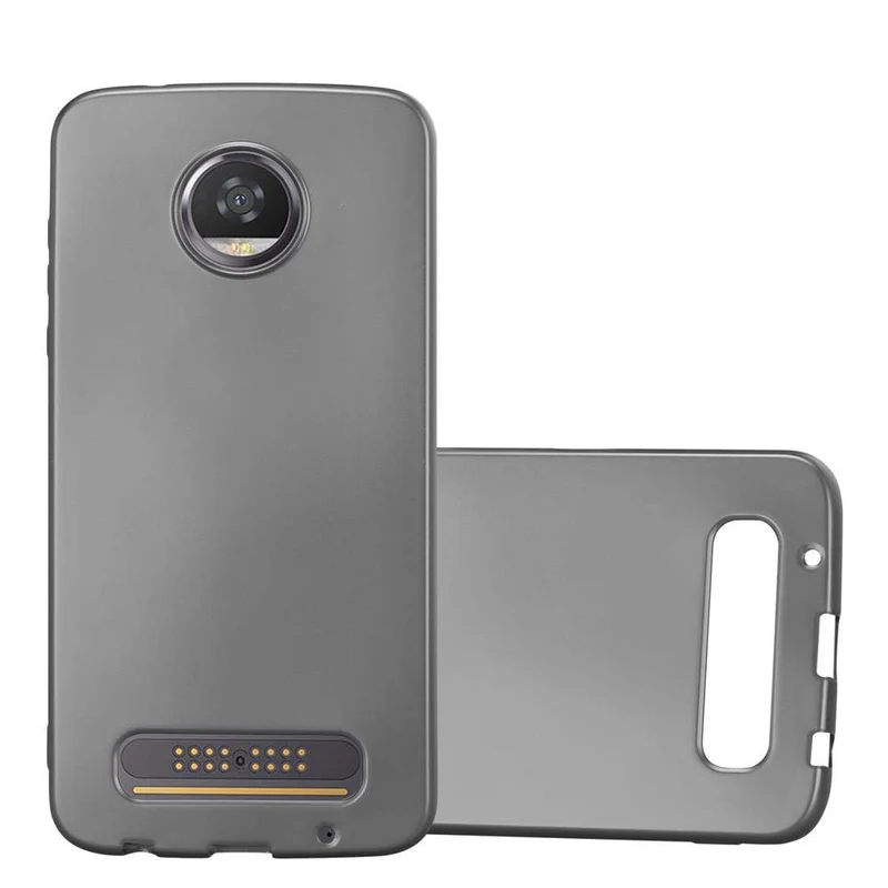 Cadorabo Hülle kompatibel mit Motorola MOTO Z2 PLAY / Z2 FORCE Schutzhülle aus flexiblem TPU Silikon