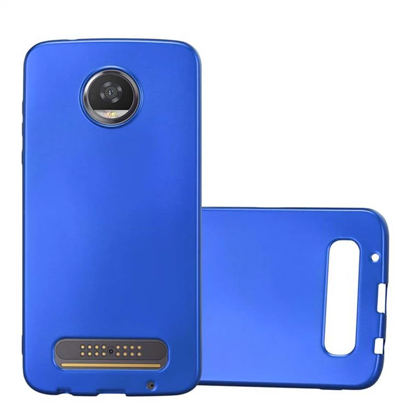 Cadorabo Hülle kompatibel mit Motorola MOTO Z2 PLAY / Z2 FORCE Schutzhülle aus flexiblem TPU Silikon