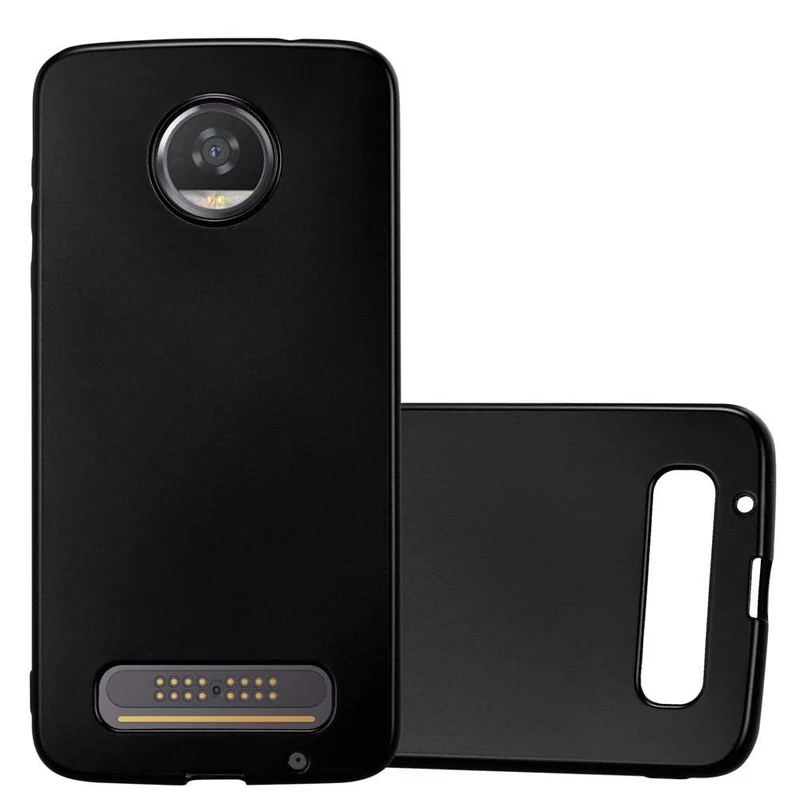 Cadorabo Hülle kompatibel mit Motorola MOTO Z2 Schutzhülle aus flexiblem TPU Silikon
