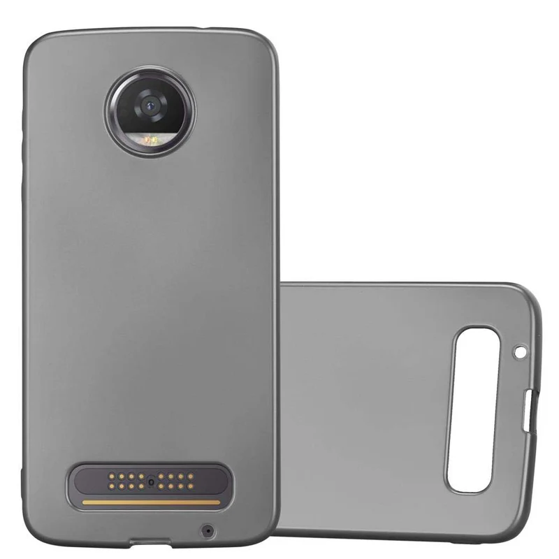Cadorabo Hülle kompatibel mit Motorola MOTO Z2 Schutzhülle aus flexiblem TPU Silikon