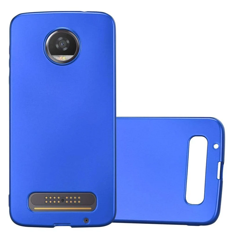 Cadorabo Hülle kompatibel mit Motorola MOTO Z2 Schutzhülle aus flexiblem TPU Silikon