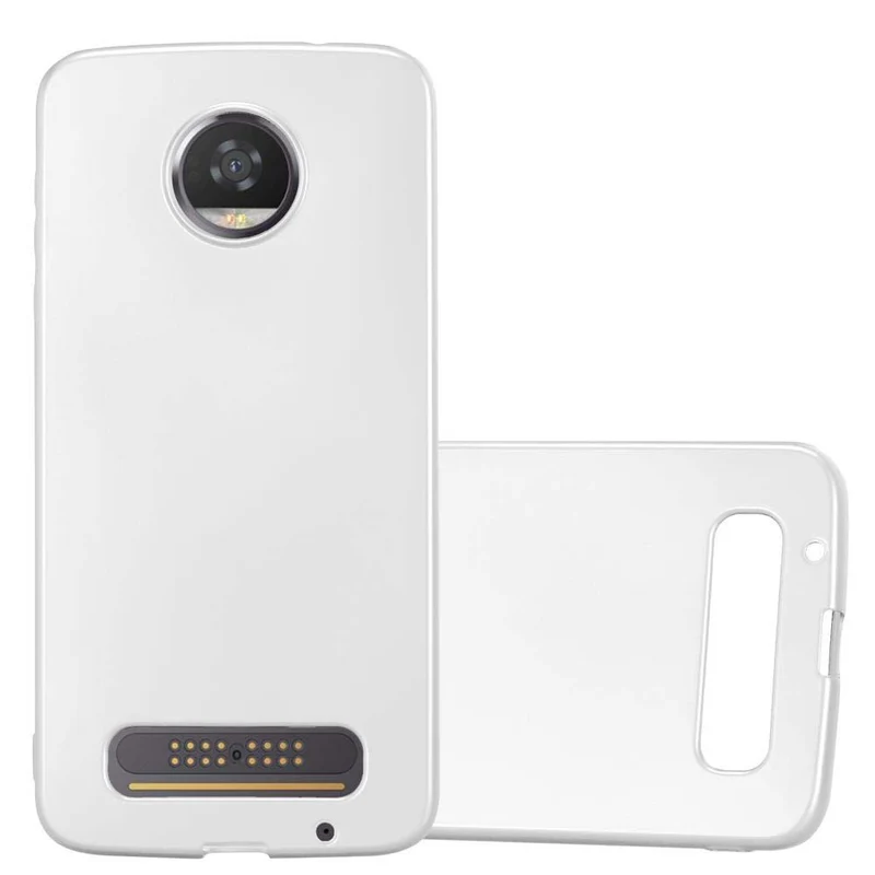 Cadorabo Hülle kompatibel mit Motorola MOTO Z2 Schutzhülle aus flexiblem TPU Silikon