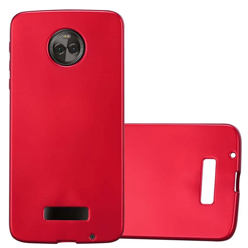 Cadorabo Hülle kompatibel mit Motorola MOTO Z Schutzhülle aus flexiblem TPU Silikon