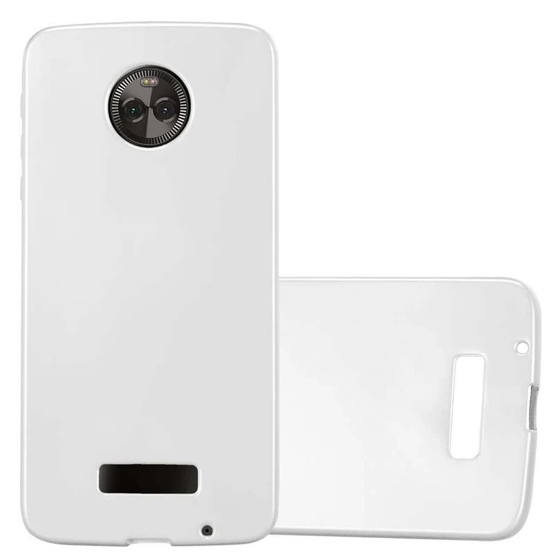Cadorabo Hülle kompatibel mit Motorola MOTO Z Schutzhülle aus flexiblem TPU Silikon