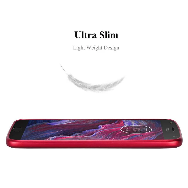 Cadorabo Hülle kompatibel mit Motorola MOTO Z Schutzhülle aus flexiblem TPU Silikon