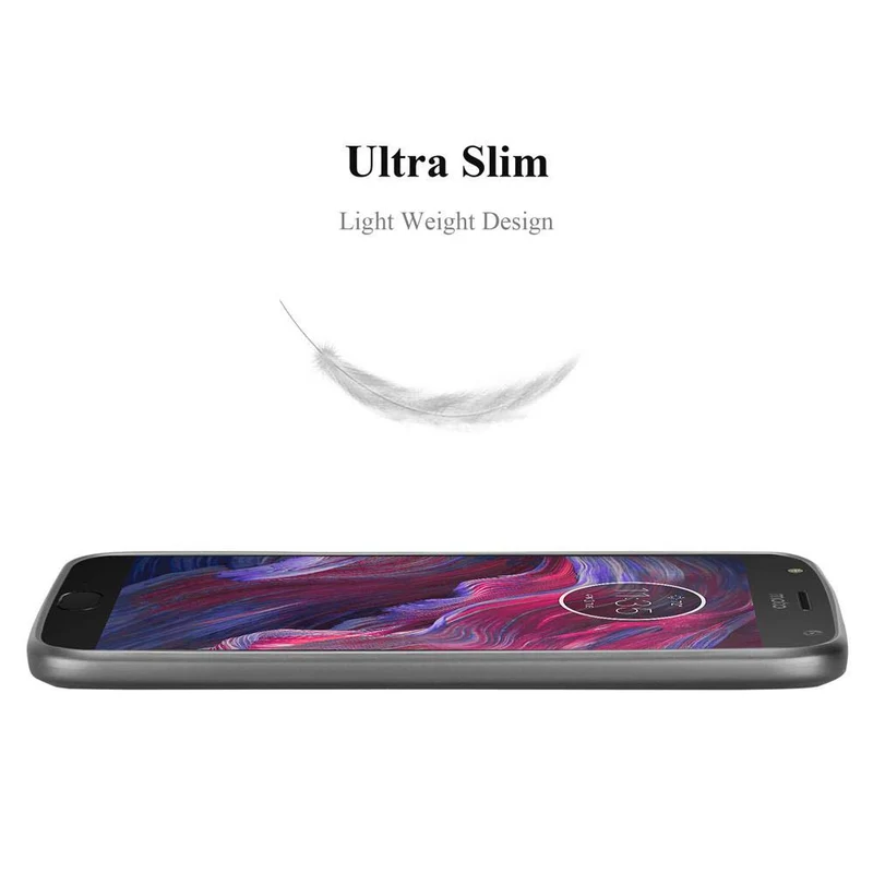 Cadorabo Hülle kompatibel mit Motorola MOTO Z Schutzhülle aus flexiblem TPU Silikon