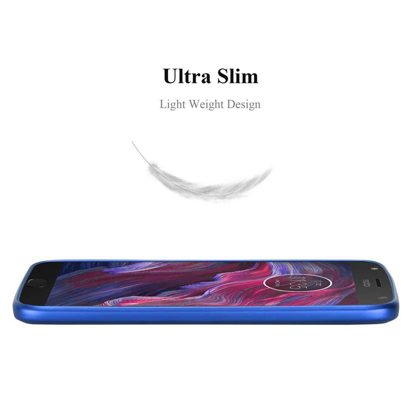 Cadorabo Hülle kompatibel mit Motorola MOTO Z Schutzhülle aus flexiblem TPU Silikon