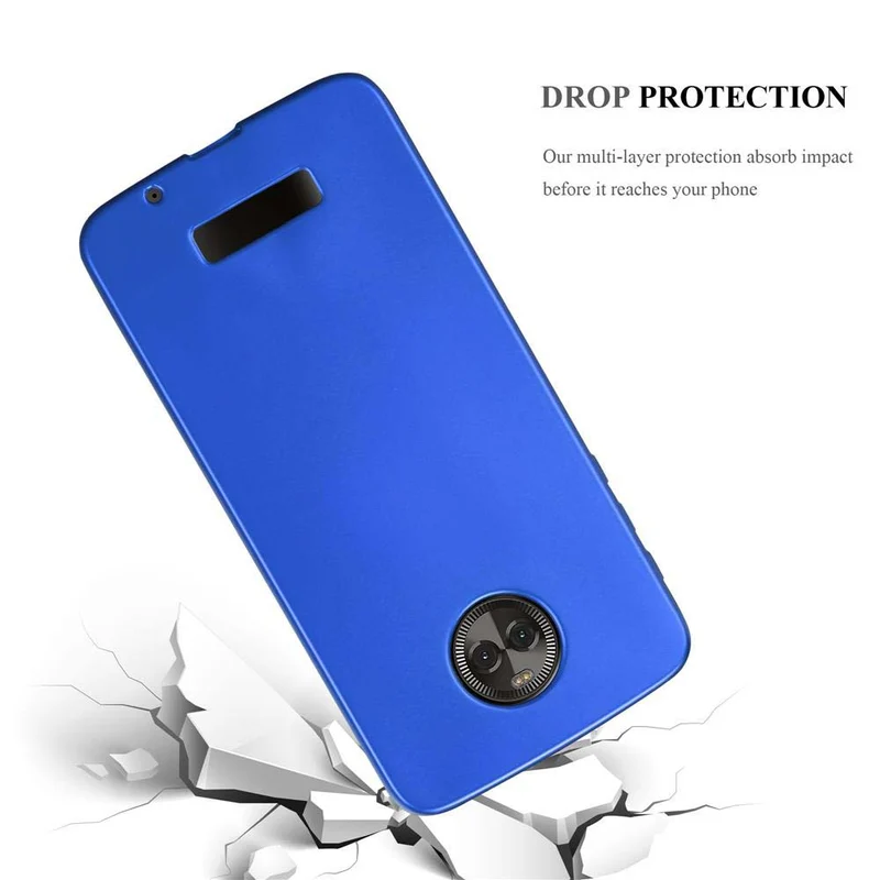Cadorabo Hülle kompatibel mit Motorola MOTO Z Schutzhülle aus flexiblem TPU Silikon