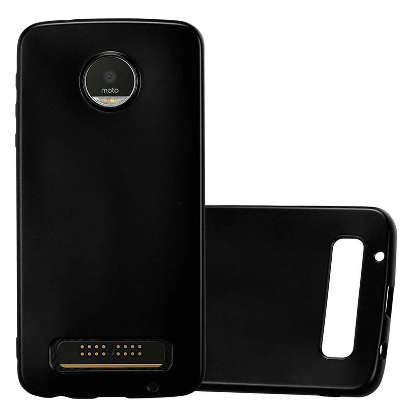 Cadorabo Hülle kompatibel mit Motorola MOTO Z PLAY Schutzhülle aus flexiblem TPU Silikon
