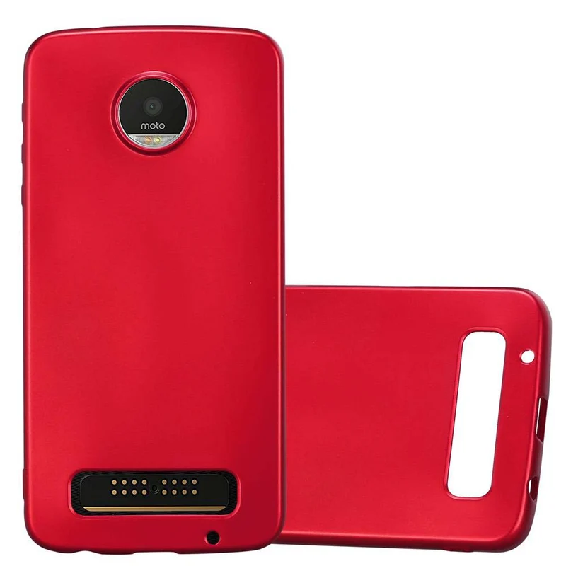 Cadorabo Hülle kompatibel mit Motorola MOTO Z PLAY Schutzhülle aus flexiblem TPU Silikon