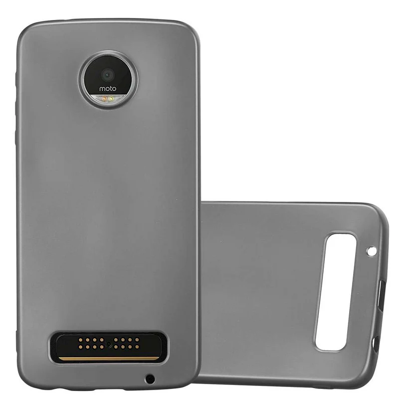 Cadorabo Hülle kompatibel mit Motorola MOTO Z PLAY Schutzhülle aus flexiblem TPU Silikon