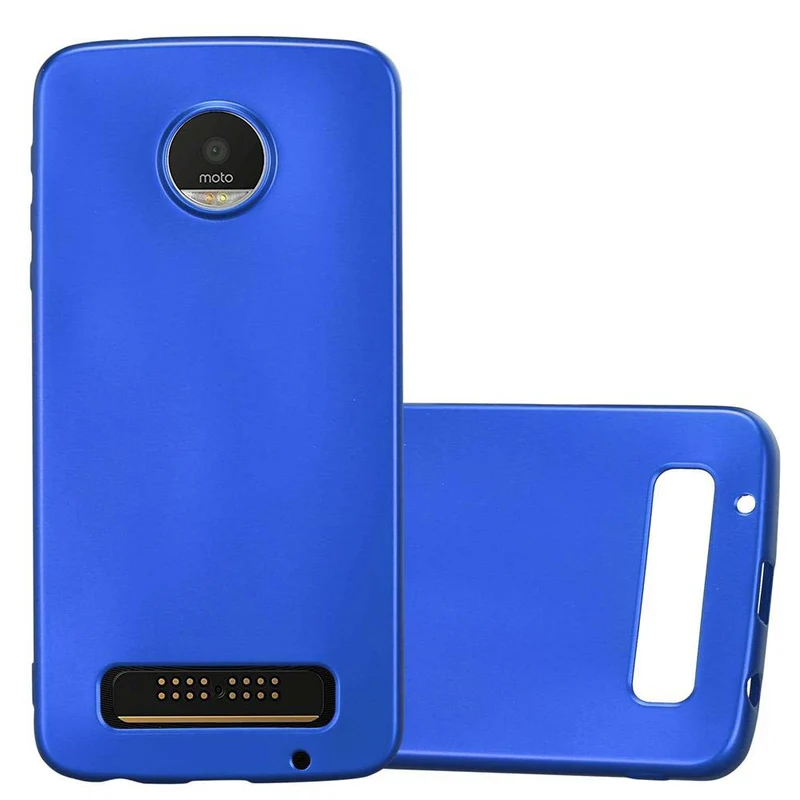 Cadorabo Hülle kompatibel mit Motorola MOTO Z PLAY Schutzhülle aus flexiblem TPU Silikon