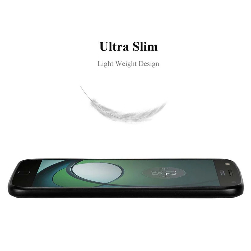 Cadorabo Hülle kompatibel mit Motorola MOTO Z PLAY Schutzhülle aus flexiblem TPU Silikon