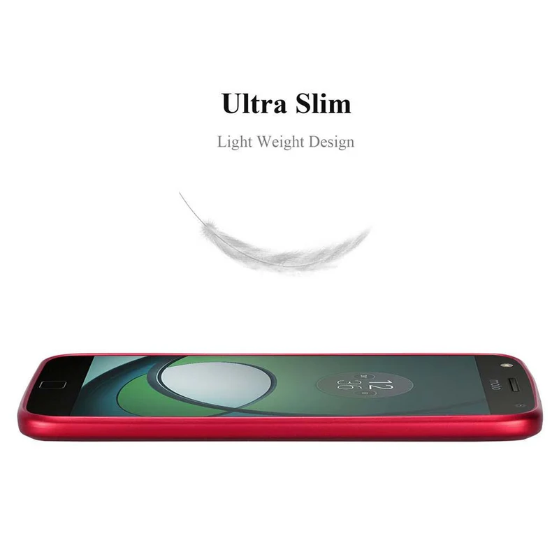 Cadorabo Hülle kompatibel mit Motorola MOTO Z PLAY Schutzhülle aus flexiblem TPU Silikon