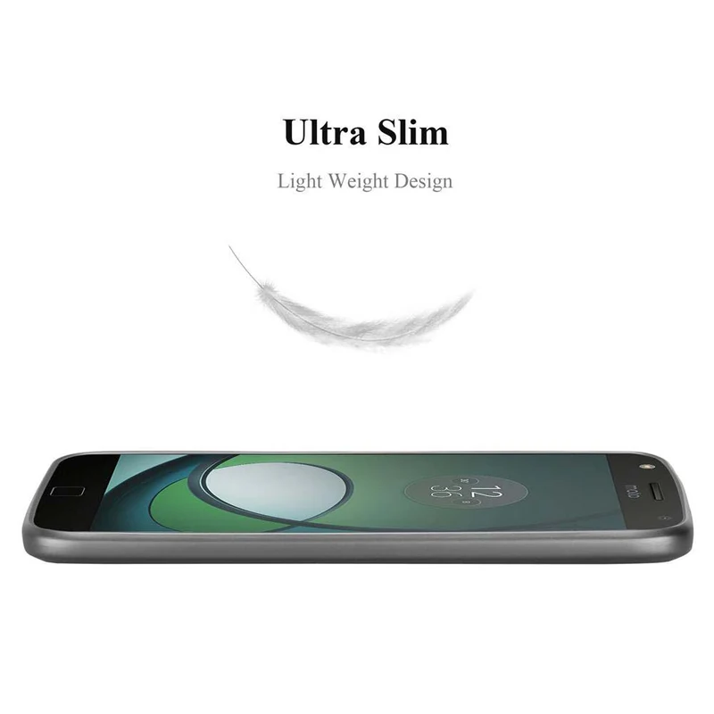 Cadorabo Hülle kompatibel mit Motorola MOTO Z PLAY Schutzhülle aus flexiblem TPU Silikon