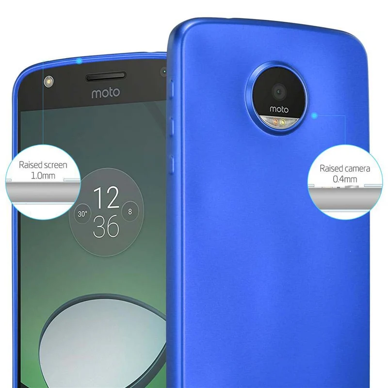 Cadorabo Hülle kompatibel mit Motorola MOTO Z PLAY Schutzhülle aus flexiblem TPU Silikon