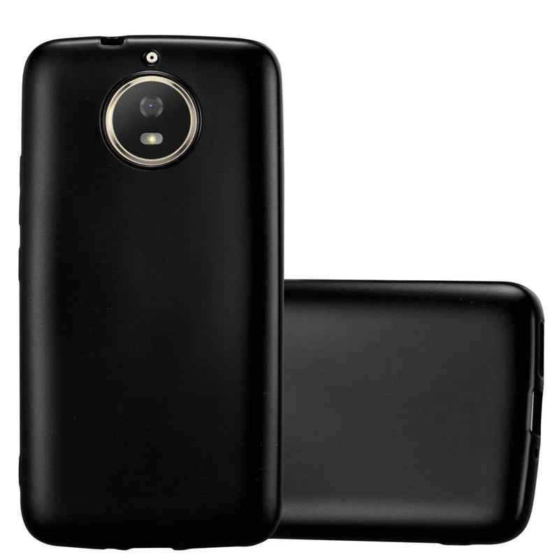 Cadorabo Hülle kompatibel mit Motorola MOTO G5S Schutzhülle aus flexiblem TPU Silikon