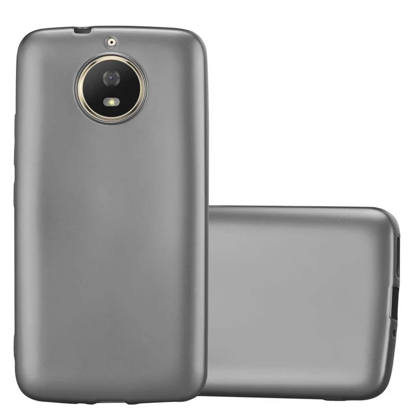 Cadorabo Hülle kompatibel mit Motorola MOTO G5S Schutzhülle aus flexiblem TPU Silikon