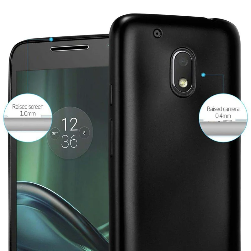 Cadorabo Hülle kompatibel mit Motorola MOTO G4 PLAY Schutzhülle aus flexiblem TPU Silikon