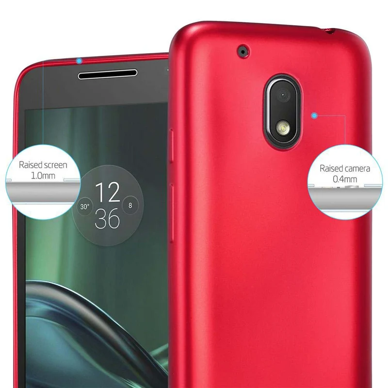 Cadorabo Hülle kompatibel mit Motorola MOTO G4 PLAY Schutzhülle aus flexiblem TPU Silikon