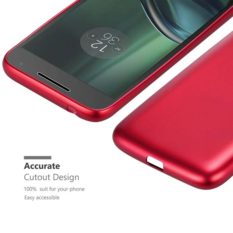 Cadorabo Hülle kompatibel mit Motorola MOTO G4 PLAY Schutzhülle aus flexiblem TPU Silikon