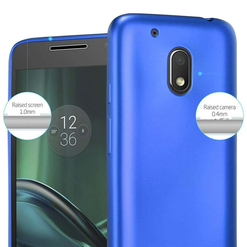 Cadorabo Hülle kompatibel mit Motorola MOTO G4 PLAY Schutzhülle aus flexiblem TPU Silikon