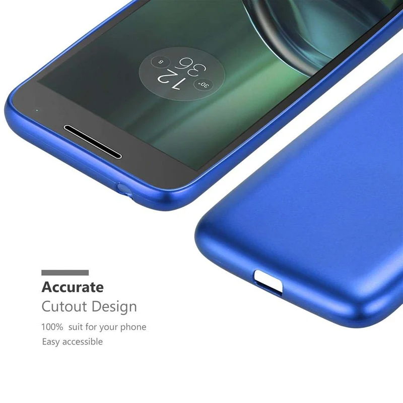 Cadorabo Hülle kompatibel mit Motorola MOTO G4 PLAY Schutzhülle aus flexiblem TPU Silikon