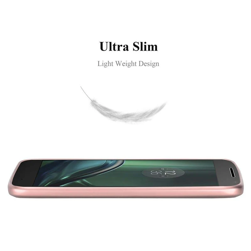 Cadorabo Hülle kompatibel mit Motorola MOTO G4 PLAY Schutzhülle aus flexiblem TPU Silikon
