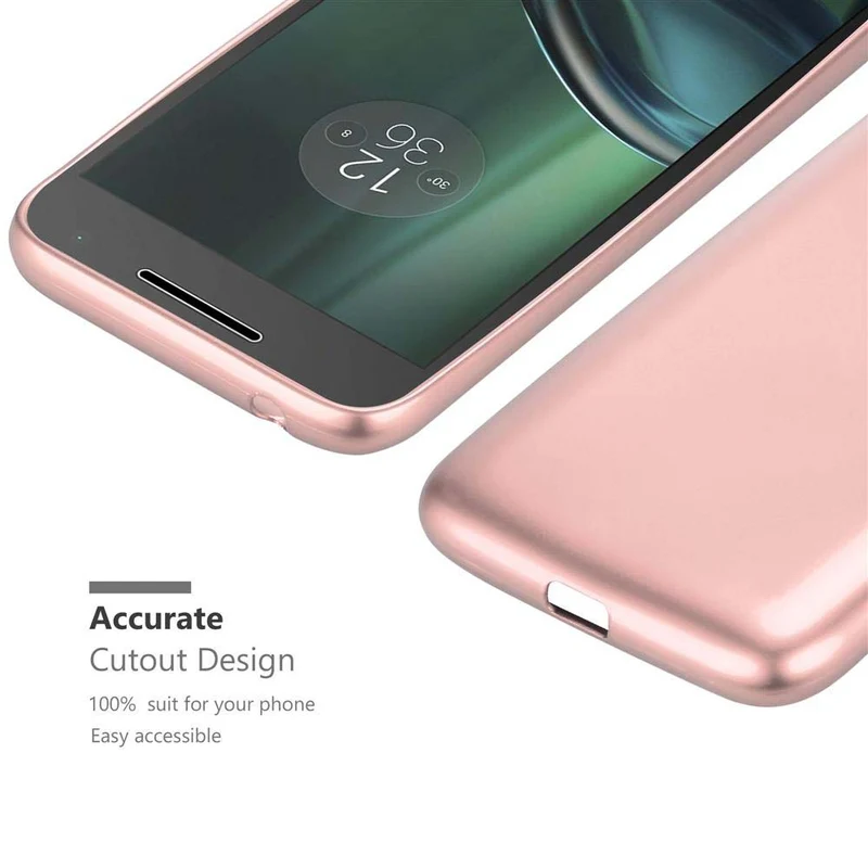 Cadorabo Hülle kompatibel mit Motorola MOTO G4 PLAY Schutzhülle aus flexiblem TPU Silikon