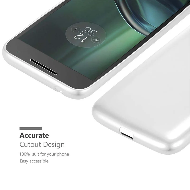Cadorabo Hülle kompatibel mit Motorola MOTO G4 PLAY Schutzhülle aus flexiblem TPU Silikon