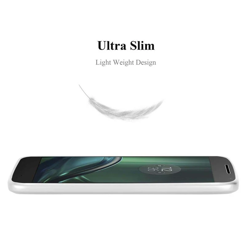 Cadorabo Hülle kompatibel mit Motorola MOTO G4 PLAY Schutzhülle aus flexiblem TPU Silikon