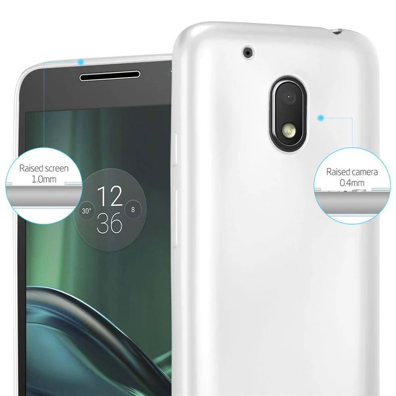 Cadorabo Hülle kompatibel mit Motorola MOTO G4 PLAY Schutzhülle aus flexiblem TPU Silikon
