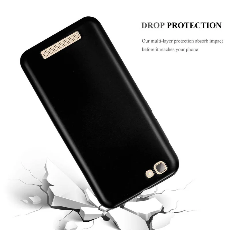 Cadorabo Hülle kompatibel mit ZTE Blade A612 Schutzhülle aus flexiblem TPU Silikon