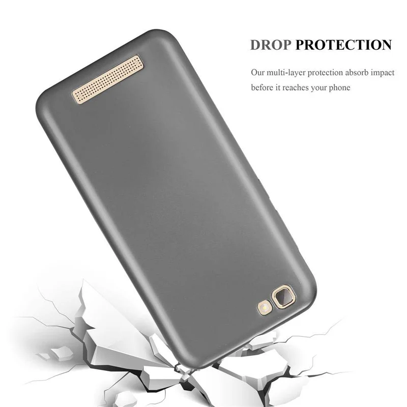 Cadorabo Hülle kompatibel mit ZTE Blade A612 Schutzhülle aus flexiblem TPU Silikon