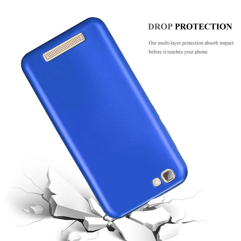 Cadorabo Hülle kompatibel mit ZTE Blade A612 Schutzhülle aus flexiblem TPU Silikon