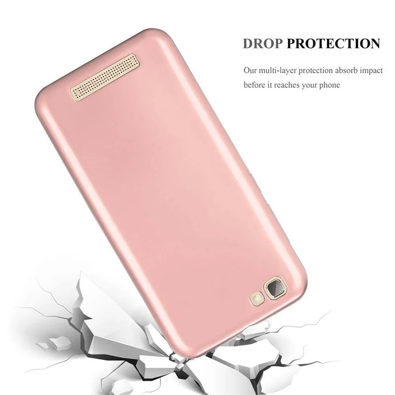 Cadorabo Hülle kompatibel mit ZTE Blade A612 Schutzhülle aus flexiblem TPU Silikon