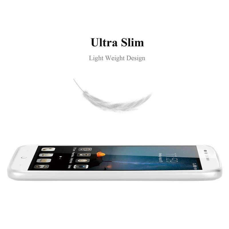 Cadorabo Hülle kompatibel mit ZTE Blade A612 Schutzhülle aus flexiblem TPU Silikon