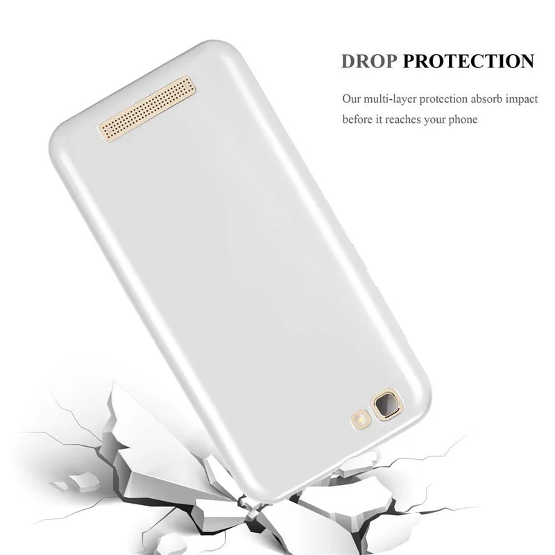 Cadorabo Hülle kompatibel mit ZTE Blade A612 Schutzhülle aus flexiblem TPU Silikon