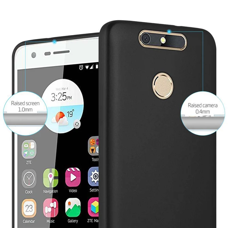 Cadorabo Hülle kompatibel mit ZTE Blade V8 MINI Schutzhülle aus flexiblem TPU Silikon